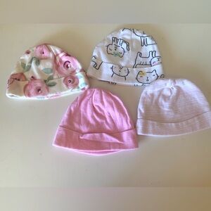 Bundle of Infant Girl Beanies